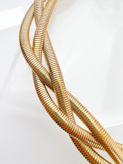 Givenchy Vintage Choker Necklace Chain Gold