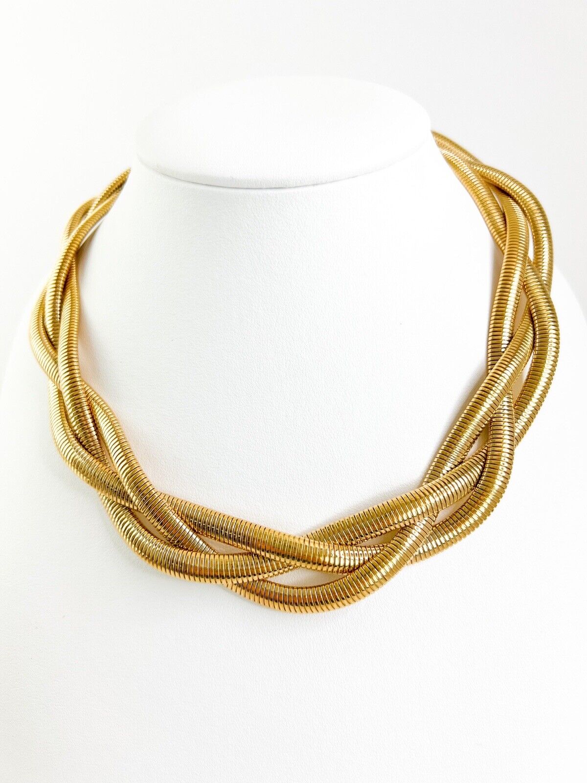 Givenchy Vintage Choker Necklace Chain Gold