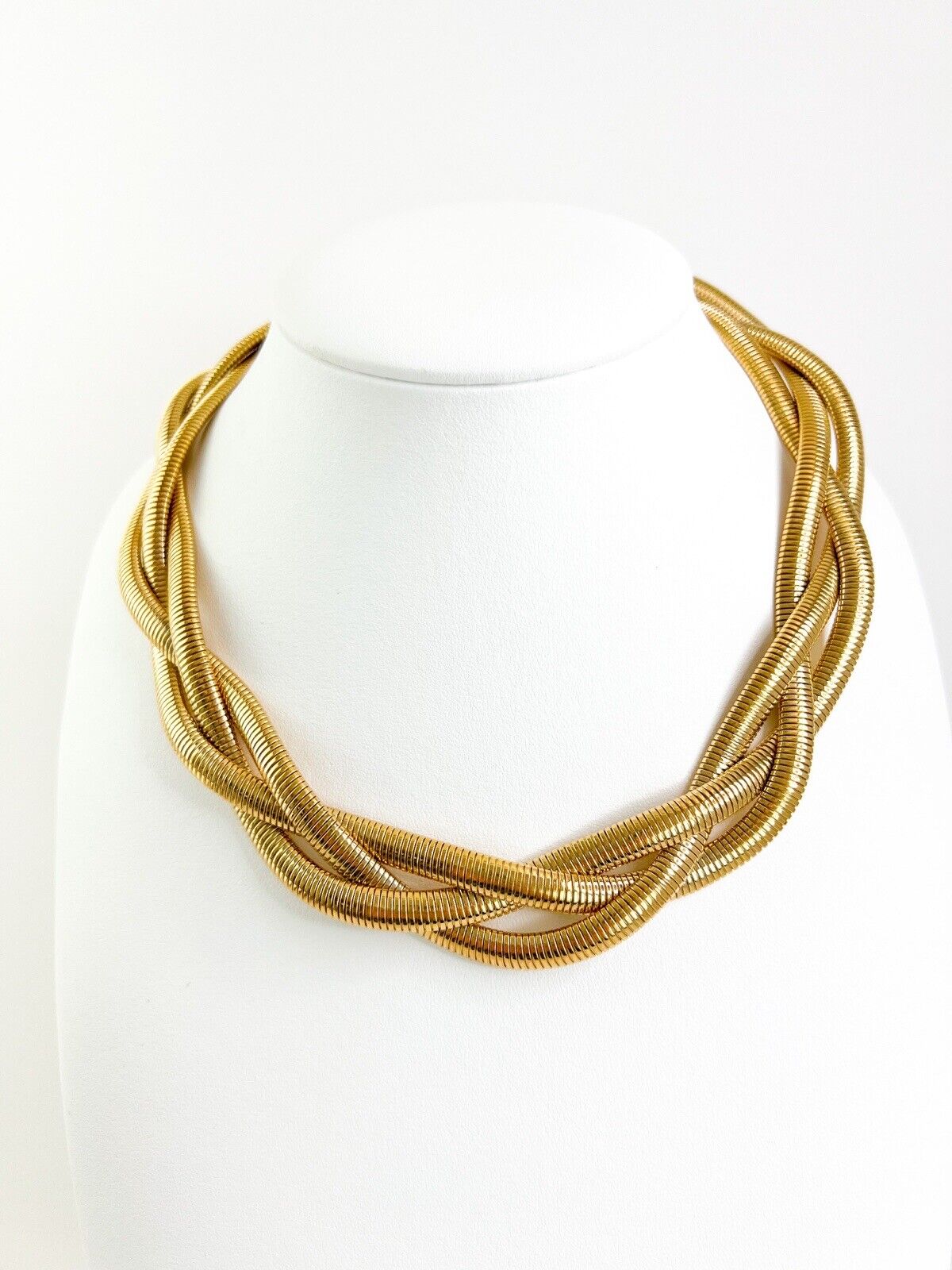 Givenchy Vintage Choker Necklace Chain Gold