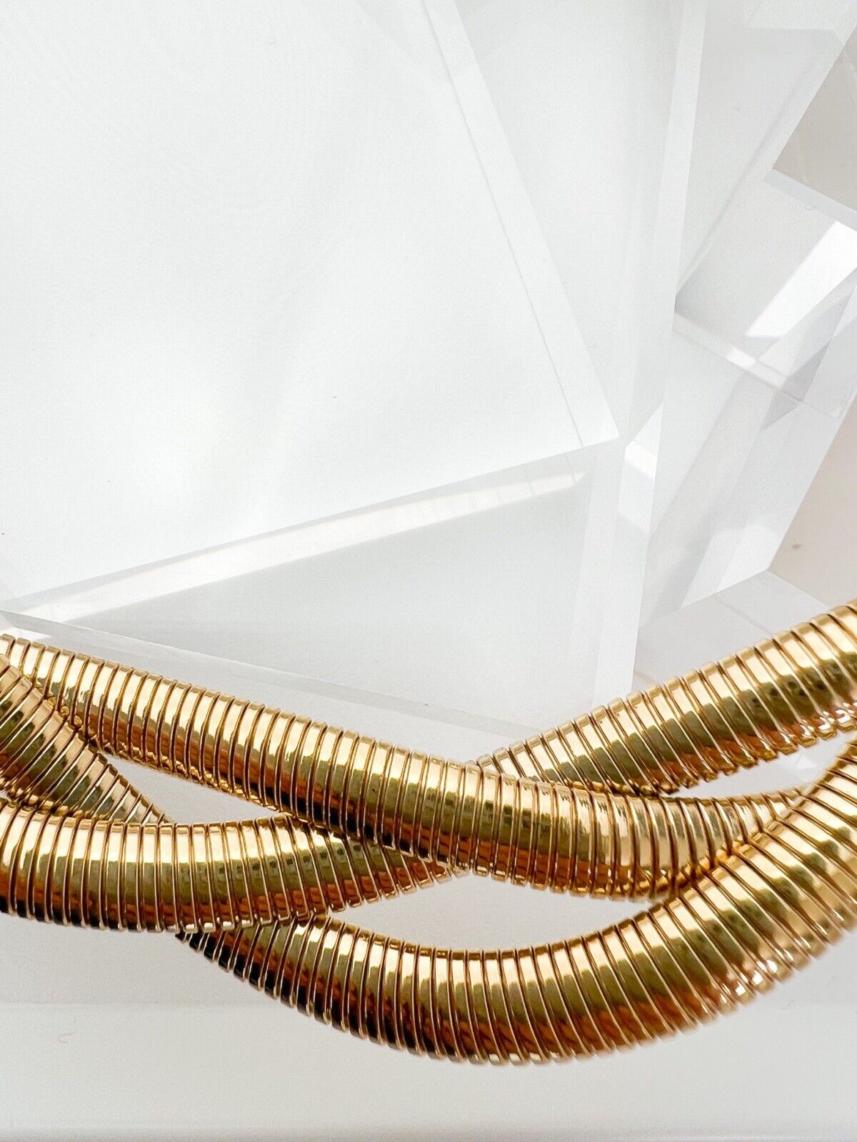 Givenchy Vintage Choker Necklace Chain Gold