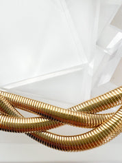 Givenchy Vintage Choker Necklace Chain Gold