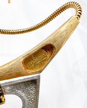 Givenchy Vintage Charm Necklace Choker Gold