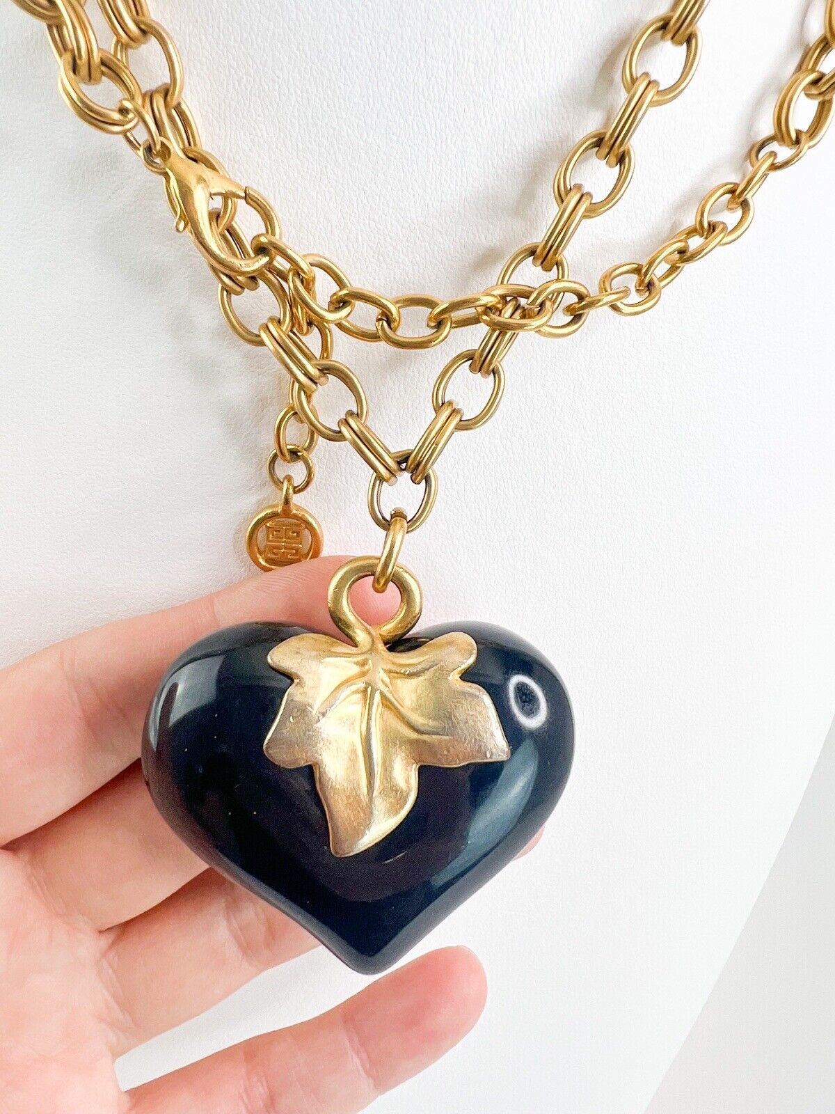 Givenchy Vintage Necklace, Pendant, Charm Necklace Gold