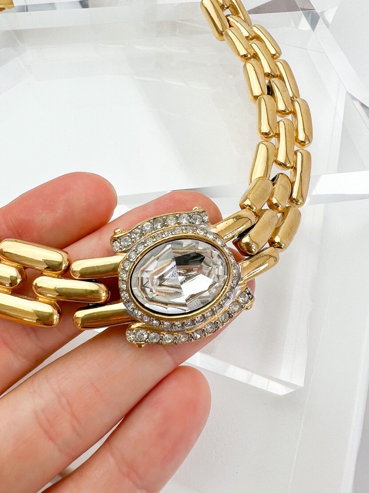 Givenchy Vintage Necklace Choker Gold