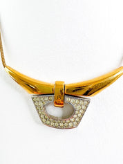 Givenchy Vintage Charm Necklace Choker Gold