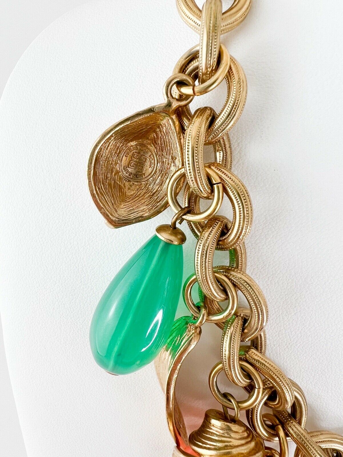 Givenchy Vintage Charm Necklace Gold