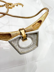 Givenchy Vintage Charm Necklace Choker Gold