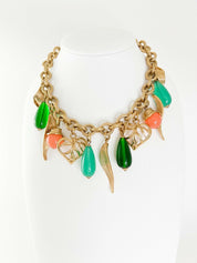 Givenchy Vintage Charm Necklace Gold