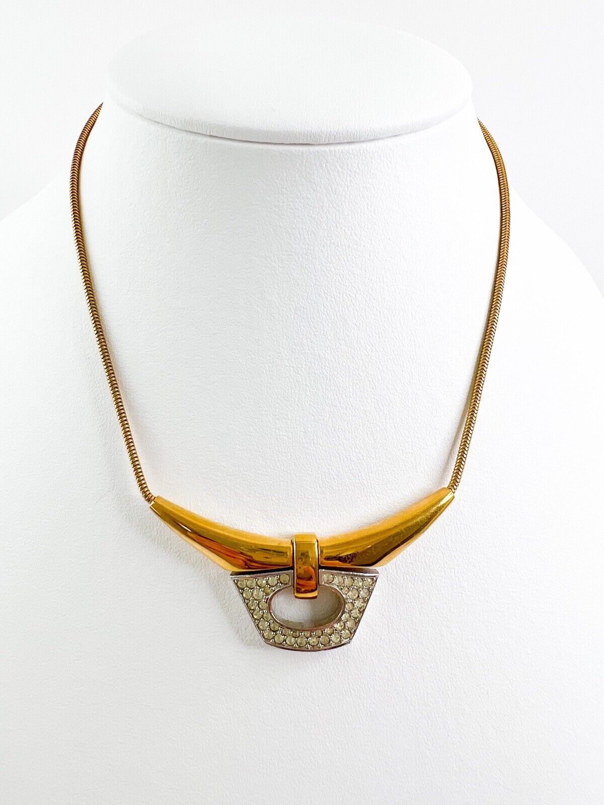 Givenchy Vintage Charm Necklace Choker Gold