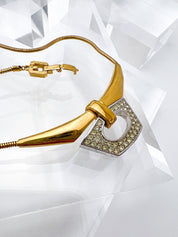 Givenchy Vintage Charm Necklace Choker Gold