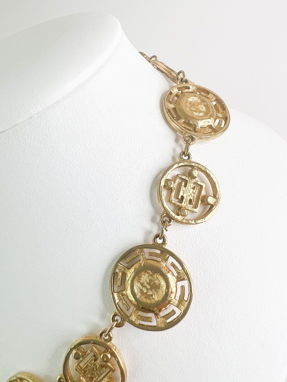 Givenchy Vintage Charm Necklace Gold Choker