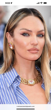 Givenchy Vintage Necklace Choker Gold