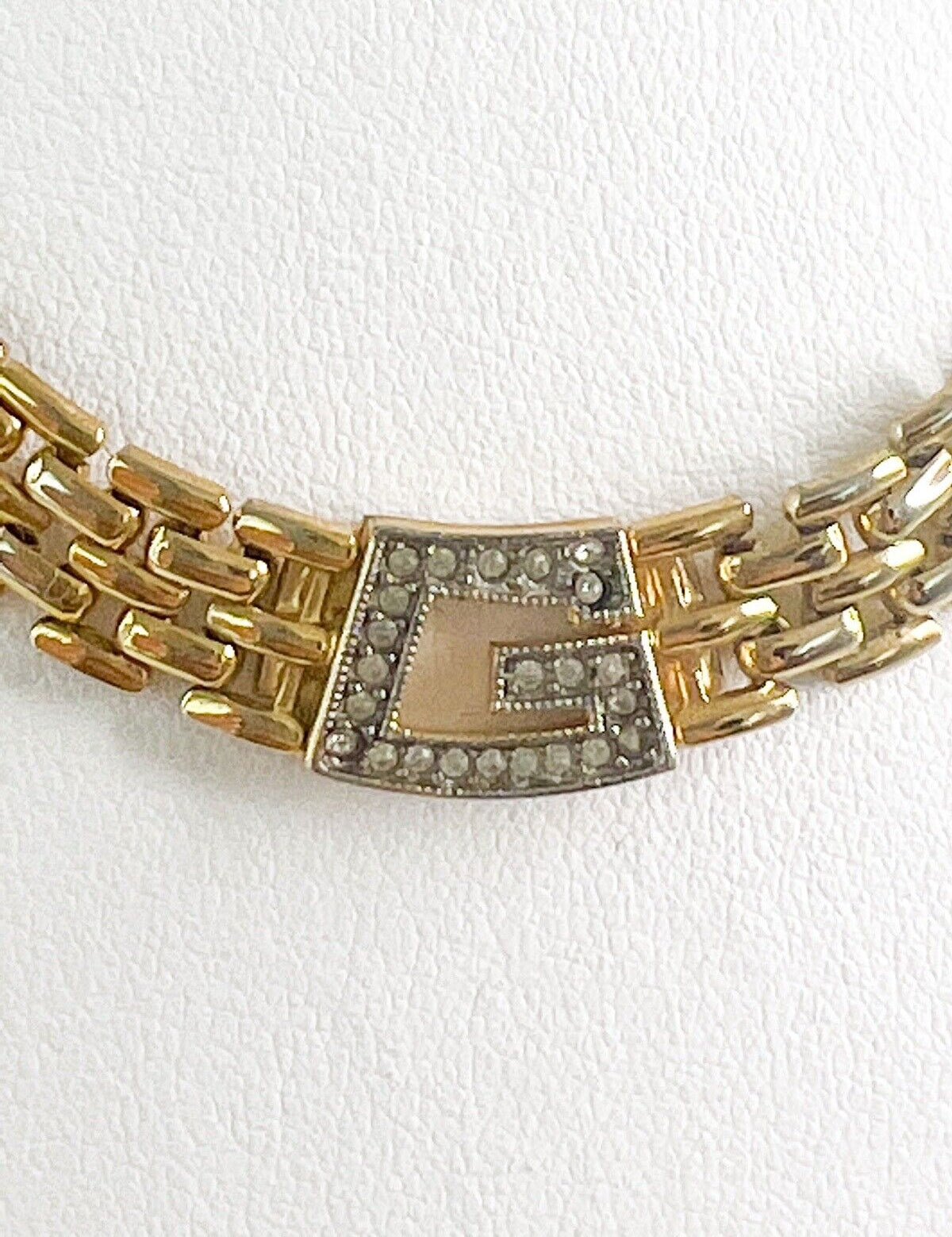 Givenchy Vintage Charm Necklace Gold G Logo