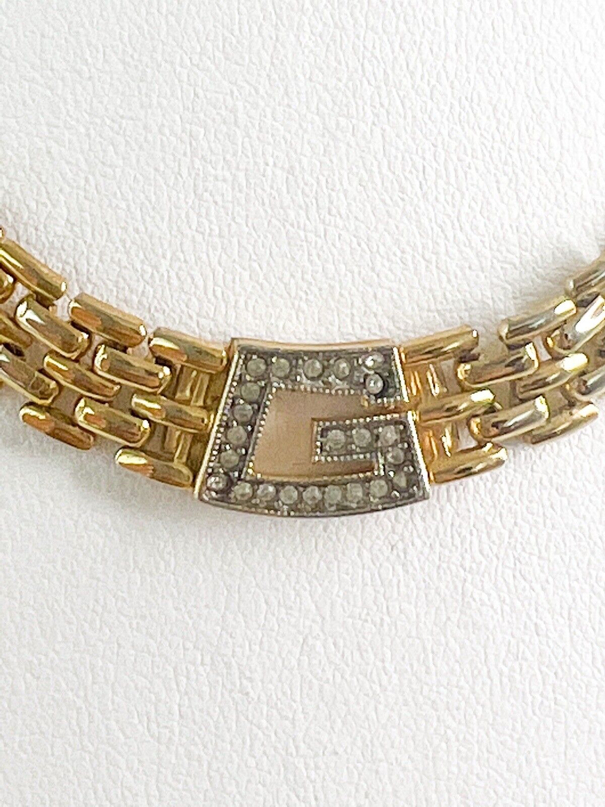 Givenchy Vintage Charm Necklace Gold G Logo