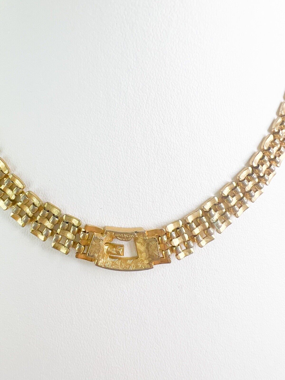 Givenchy Vintage Charm Necklace Gold G Logo
