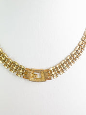 Givenchy Vintage Charm Necklace Gold G Logo