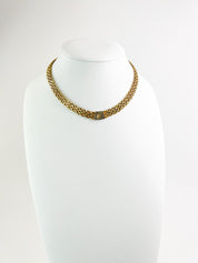 Givenchy Vintage Charm Necklace Gold G Logo