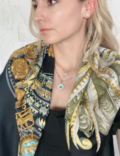Vintage Hermes scarf, Hermes Wrap, Egyptian Feathers, Hermes Silk Scarf, Made in France, women scarf, Silk Scarves, Head scarf, Gift for her
