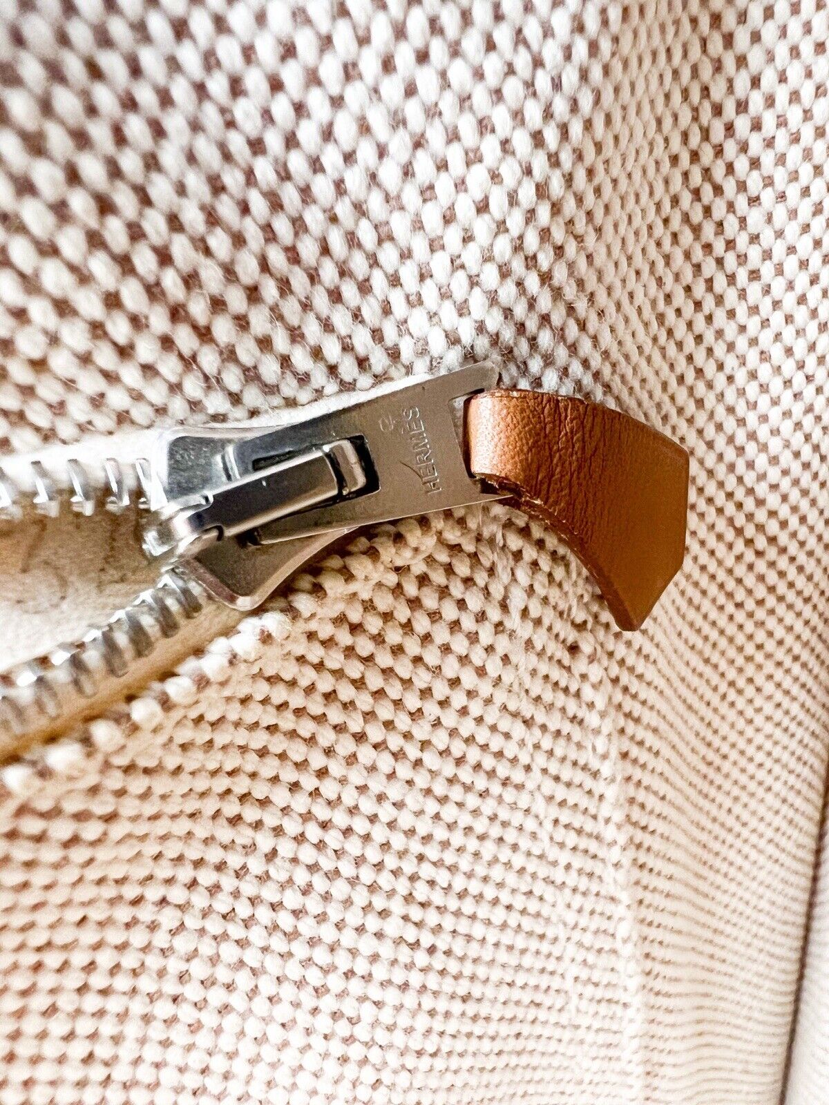 Vintage HERMES Bag Made In France, Vintage Tote Bag, Tote MM New Fourre-Tout Handbag, canvas Beige, Vintage Bags for Women, Bag Women