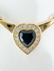 Nina Ricci Vintage Charm Necklace Choker Gold
