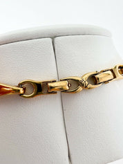 Nina Ricci Vintage Charm Necklace Choker Gold