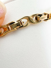 Nina Ricci Vintage Charm Necklace Choker Gold