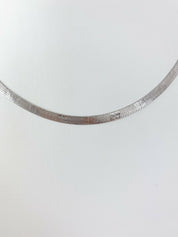 Givenchy Paris New York Vintage Silver Tone Logo Choker Chain Necklace