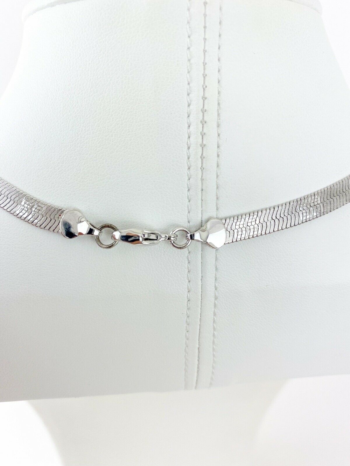 Givenchy Paris New York Vintage Silver Tone Logo Choker Chain Necklace