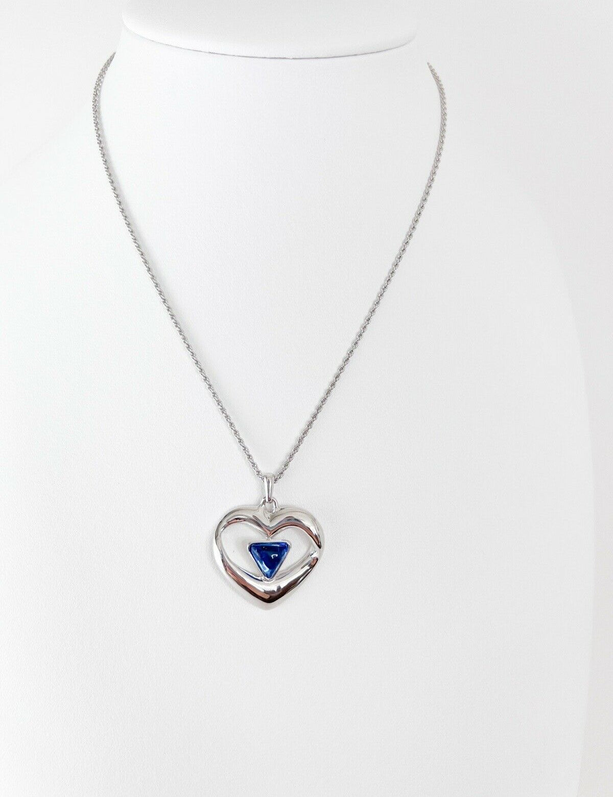 YSL Yves Saint Laurent Vintage  Heart Necklace