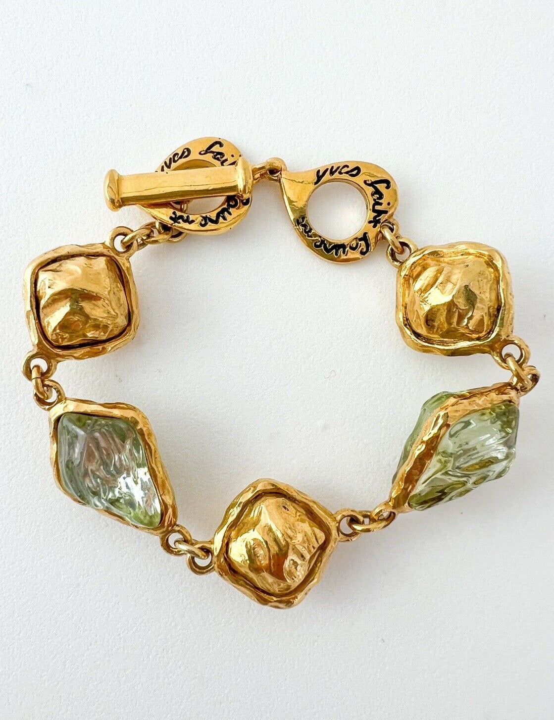 YSL Yves Saint Laurent Vintage Bracelet Gold