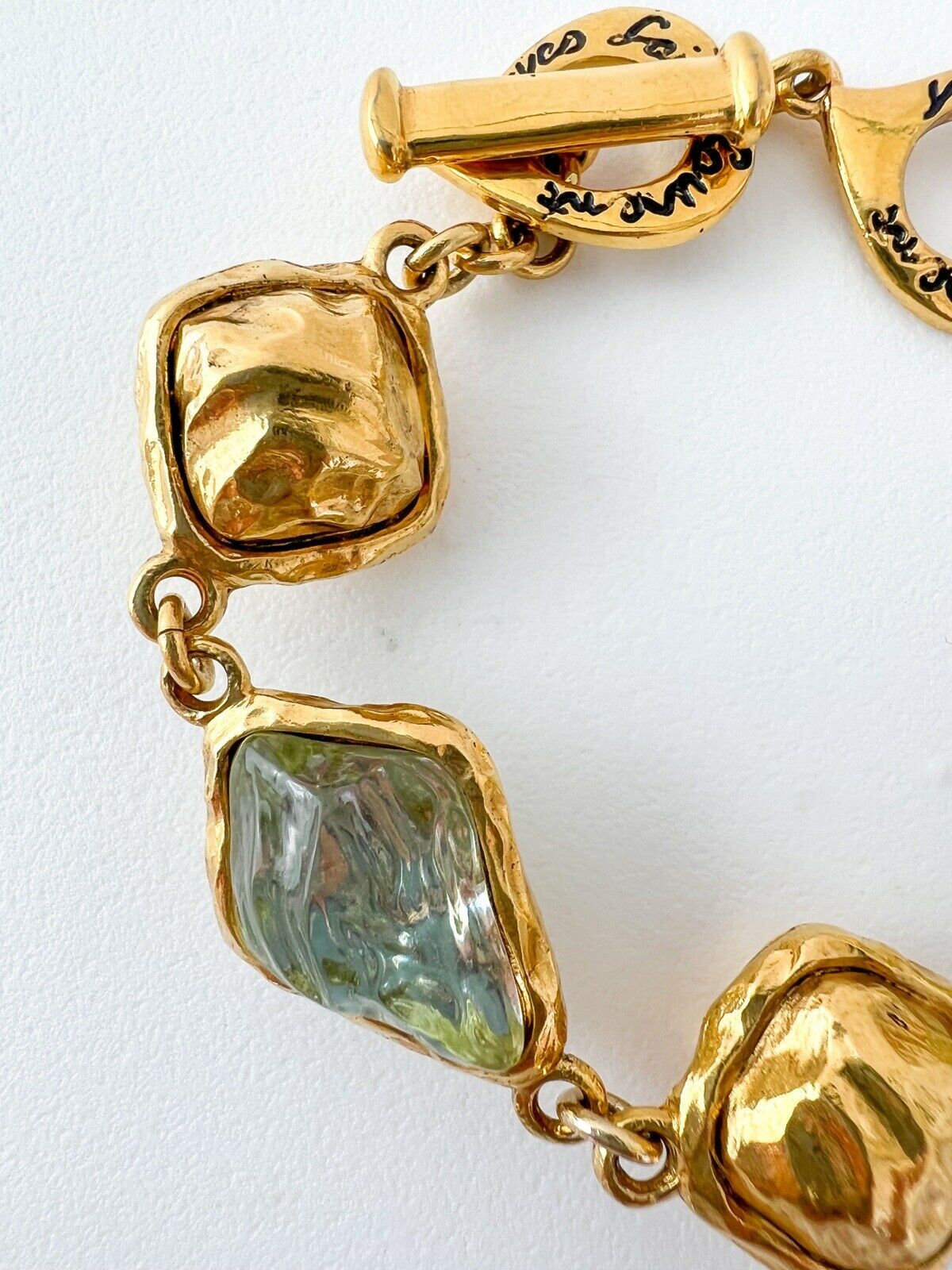 YSL Yves Saint Laurent Vintage Bracelet Gold