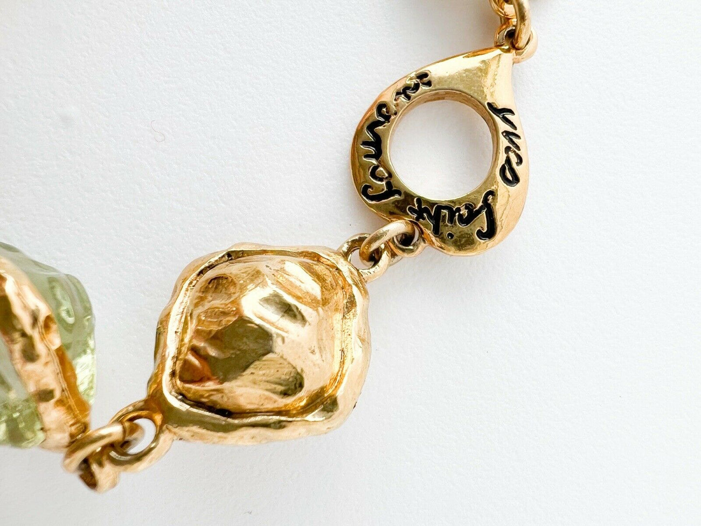 YSL Yves Saint Laurent Vintage Bracelet Gold