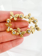 Authentic YSL Yves Saint Laurent Vintage Butterfly Brooch Pin by Robert Goossens