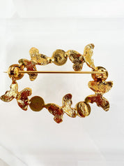 Authentic YSL Yves Saint Laurent Vintage Butterfly Brooch Pin by Robert Goossens
