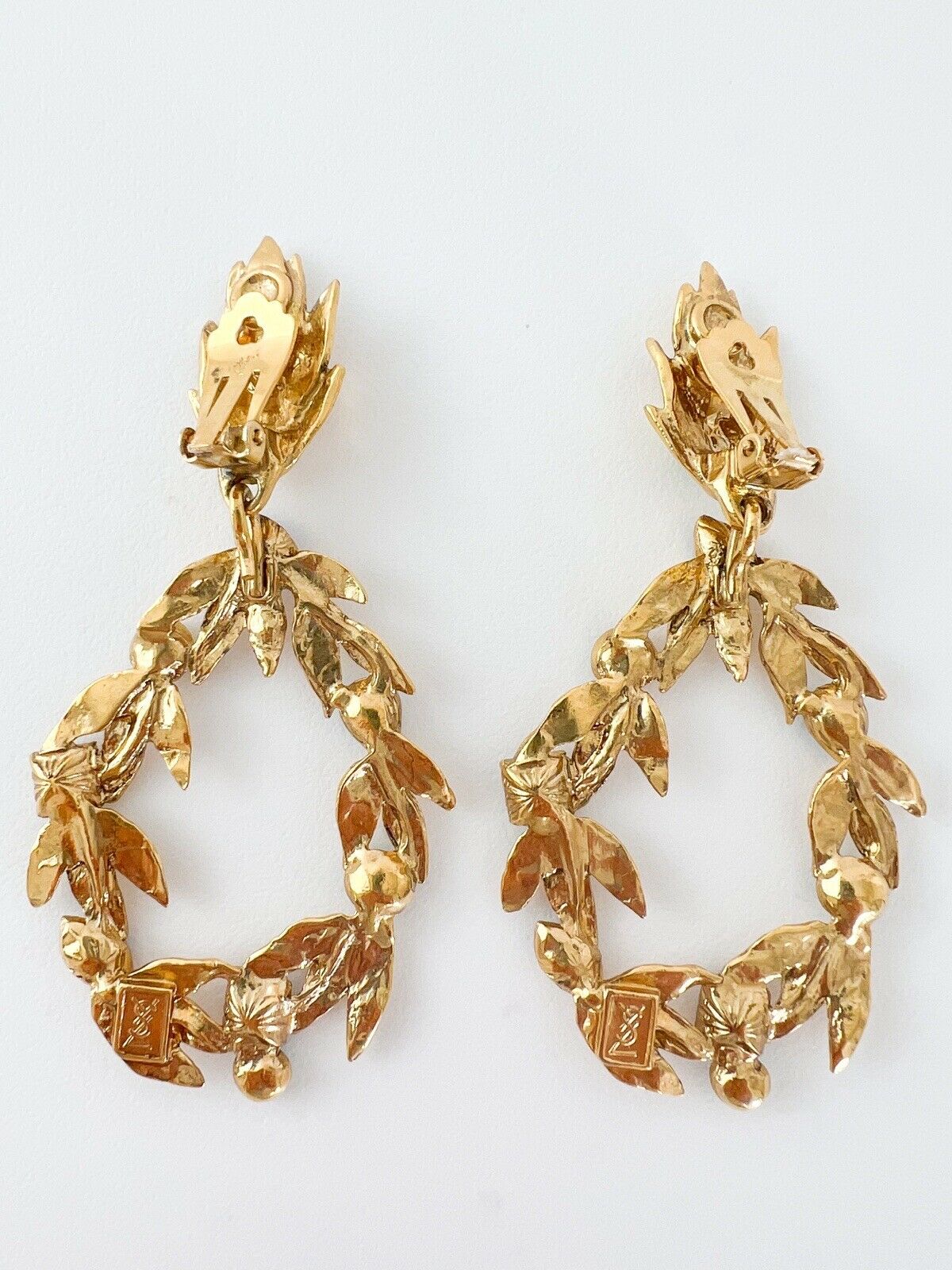YSL Yves Saint Laurent  Vintage Dangle Earrings Women Jewelry