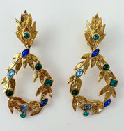 YSL Yves Saint Laurent  Vintage Dangle Earrings Women Jewelry