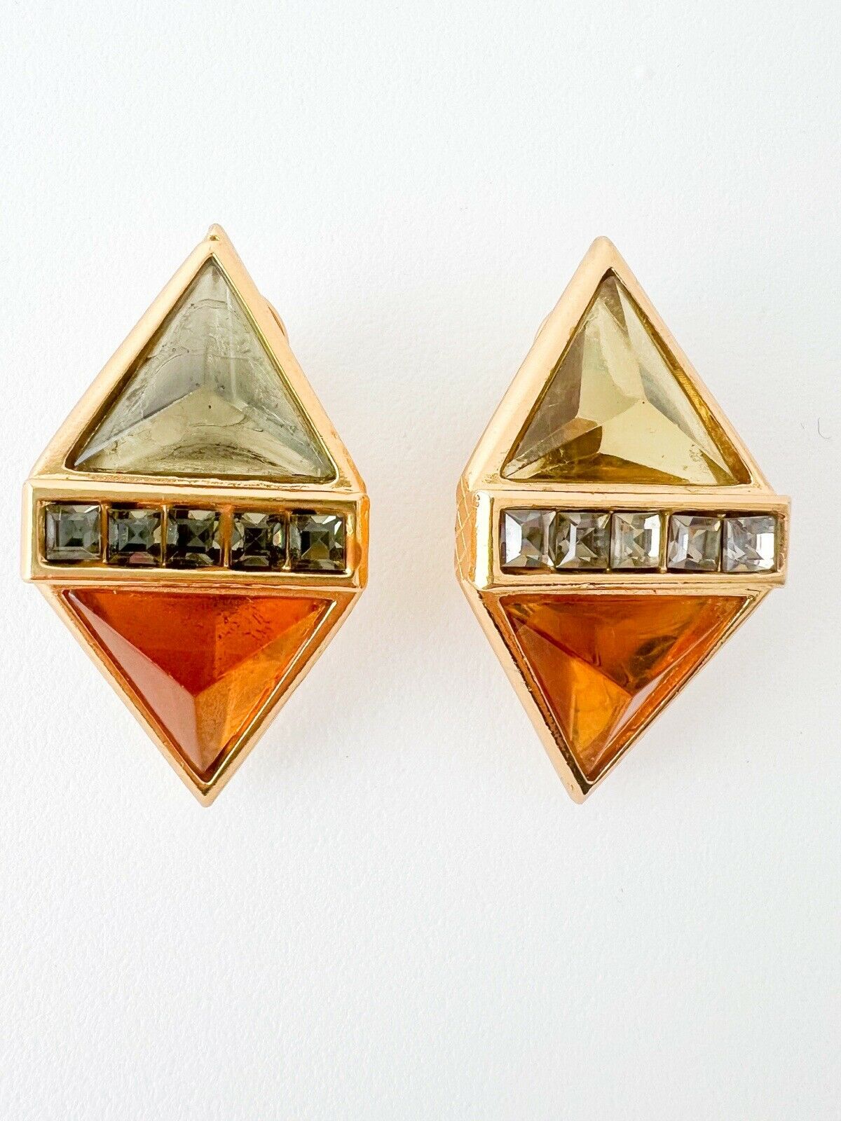 YSL Yves Saint Laurent Vintage Earrings Made in France