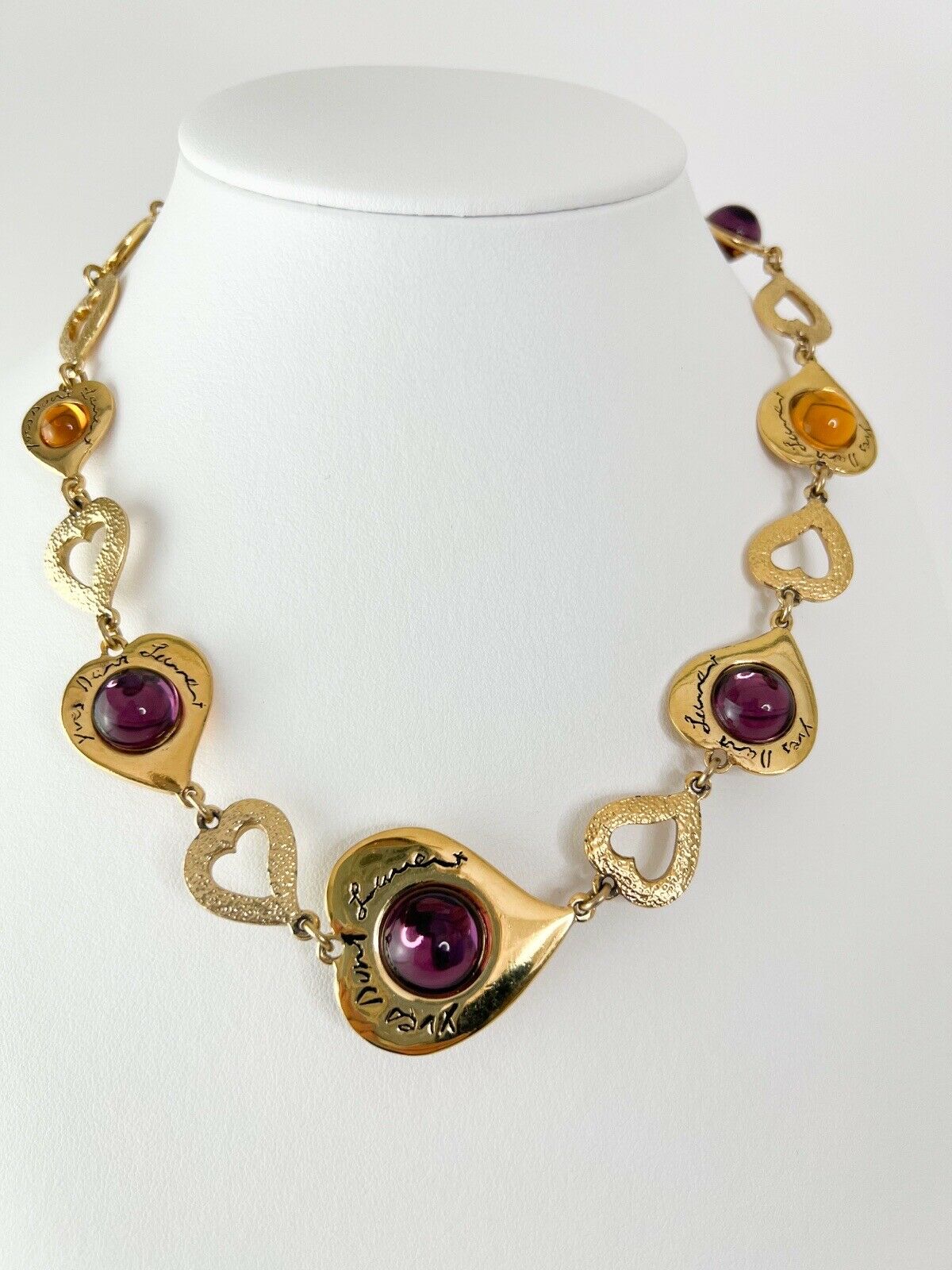 Yves saint hotsell laurent vintage necklace