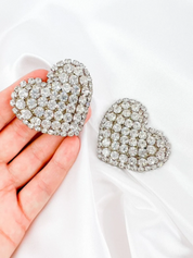 YSL Yves Saint Laurent Vintage Earrings Silver