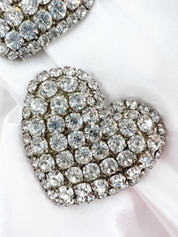 YSL Yves Saint Laurent Vintage Earrings Silver