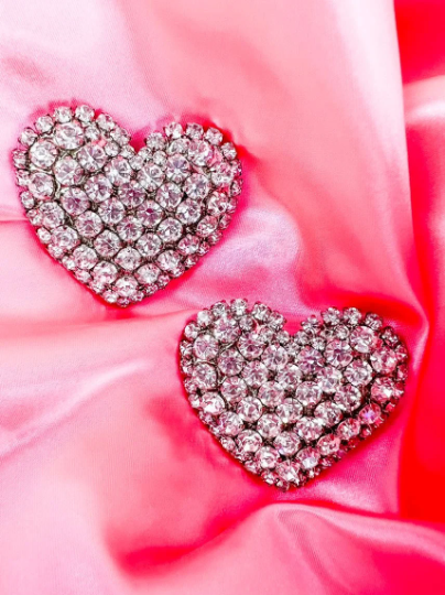 YSL Yves Saint Laurent Vintage Earrings Silver