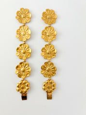 YSL Yves Saint Laurent Vintage Necklace Bracelet Floral Made in France