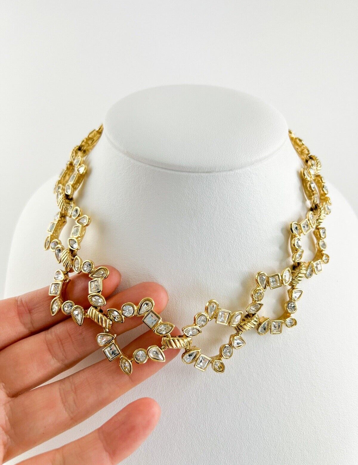 YSL Yves Saint Laurent Vintage Necklace Gold Charm
