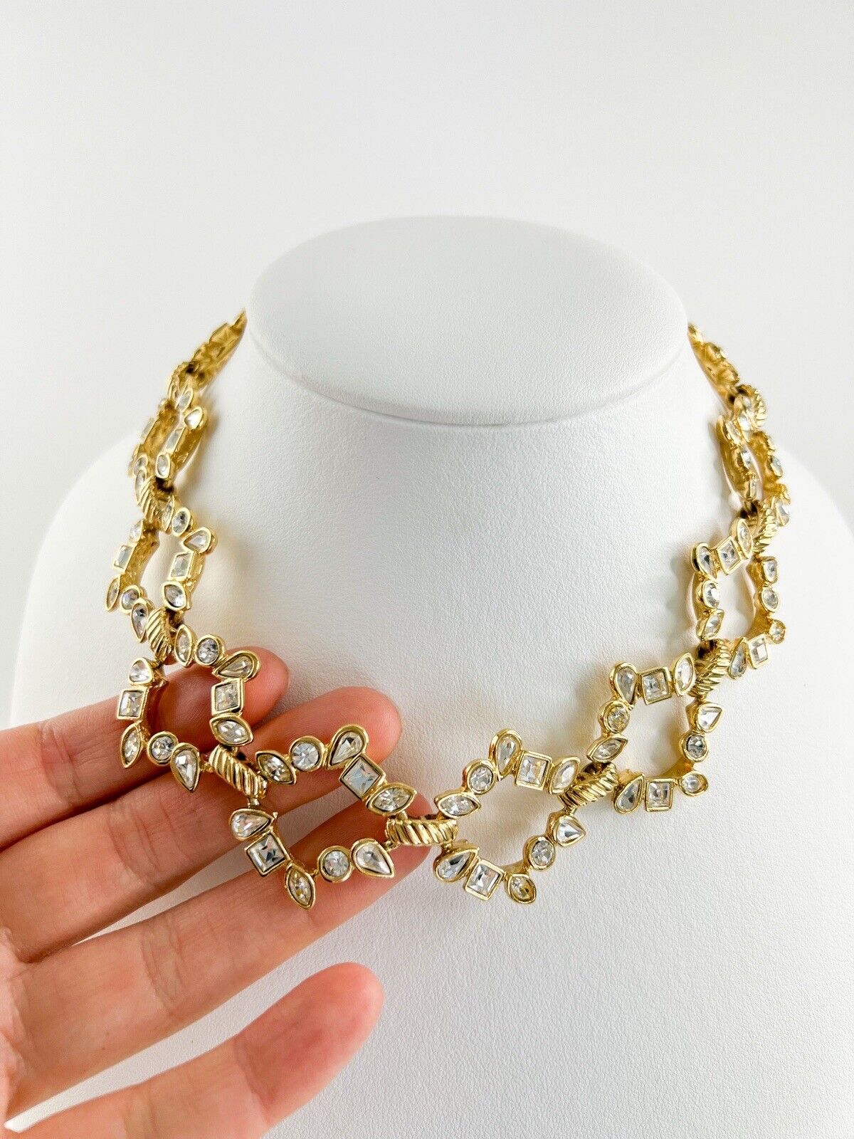 YSL Yves Saint Laurent Vintage Necklace Gold Charm
