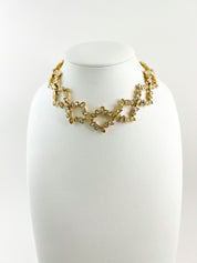 YSL Yves Saint Laurent Vintage Necklace Gold Charm