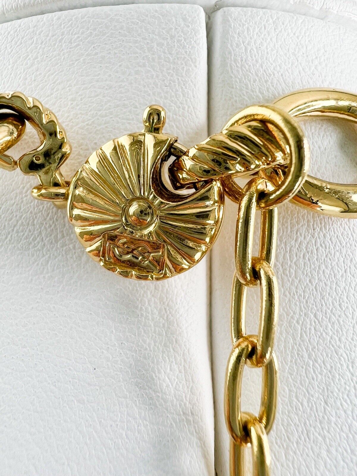 YSL Yves Saint Laurent Vintage Necklace Gold Charm
