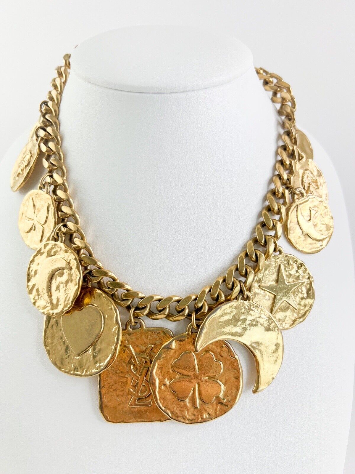 YSL Yves Saint Laurent Vintage Necklace Gold