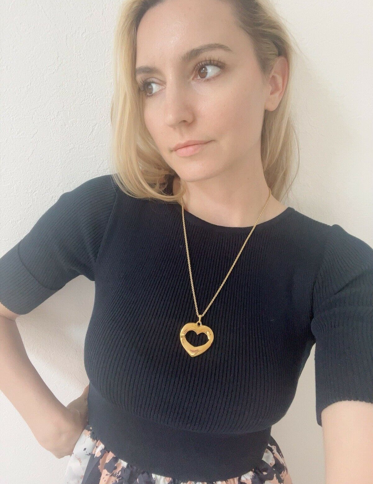 YSL Yves Saint Laurent Vintage Necklace Gold