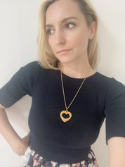 YSL Yves Saint Laurent Vintage Necklace Gold