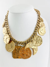 YSL Yves Saint Laurent Vintage Necklace Gold